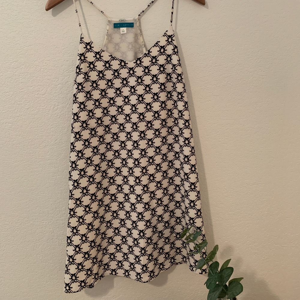 Pim + Larkin -- Black patterned dress